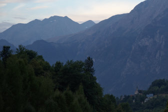 Hotel view first evening...