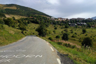 Closing in on Alpe d'Huez
