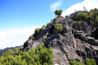 ...Stairs and Top of Pico Do Ruivo